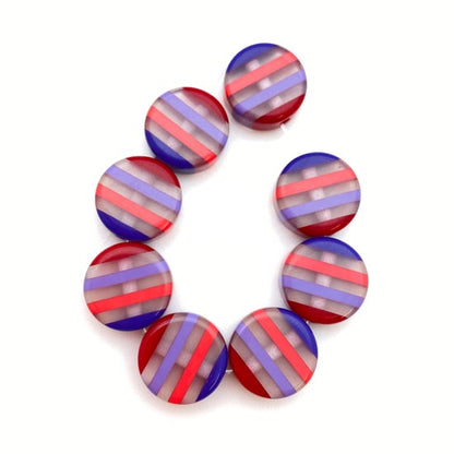 Layered Disk 12mm Multi Royal - IT-FY-0160-B