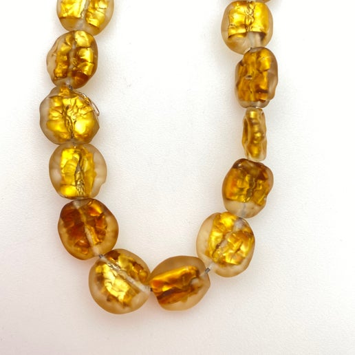 Baroque Flat 10mm Citrine - YAYIN