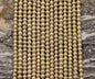 Gold Plated Hematite Round