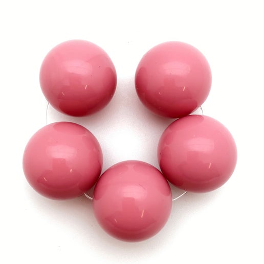 Round 25mm Bubble Gum Pink