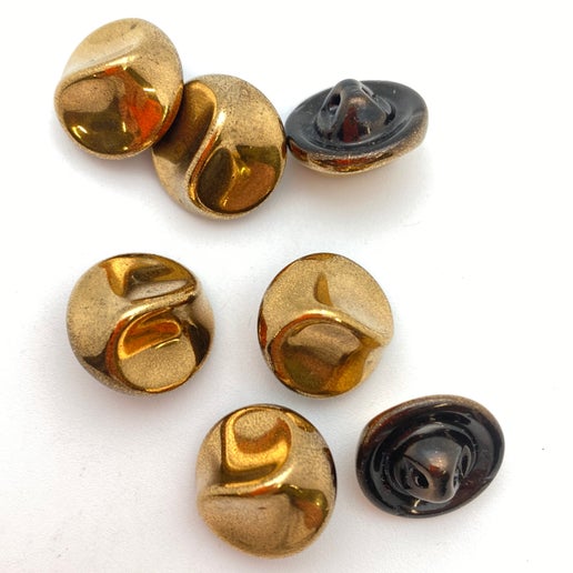 Button 14mm Gold - BUTTON-0057-E
