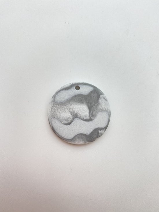 Laser Cut Coin Drop 34mm Cement