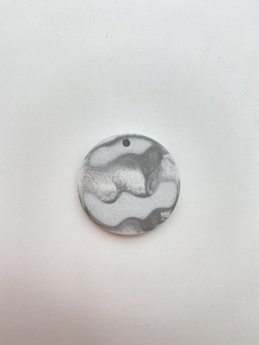 Laser Cut Coin Drop 34mm Cement