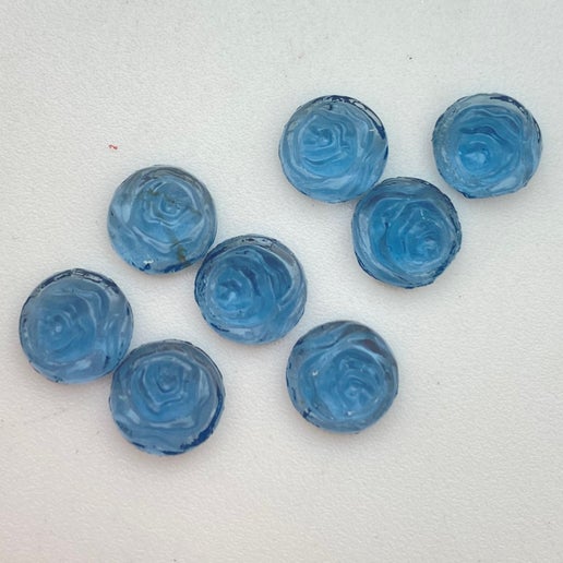 Cab Vintage Glass 8mm Montana - CAB-0069-D