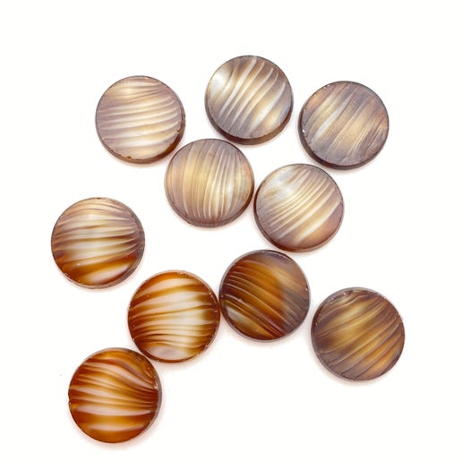 Cab Vintage Glass Agate 12mm - CAB-0307-E