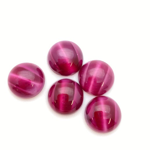 Cab Vintage Glass 13mm Magenta - CAB-0036-B