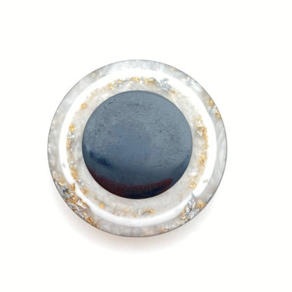 Galaxy Bead 34mm Black & White