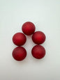 Round 20mm Satin Garnet
