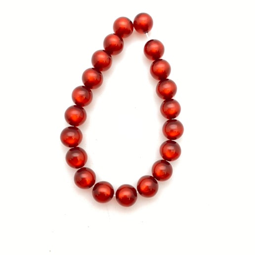 Moon glow round 8mm Sangria