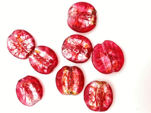 Baroque Flat 22mm Cranberry - YAYIN