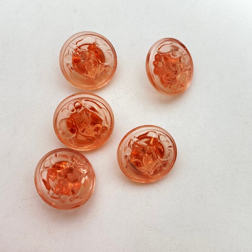 Button 12mm Fruit Peach - BUTTON-0410-B