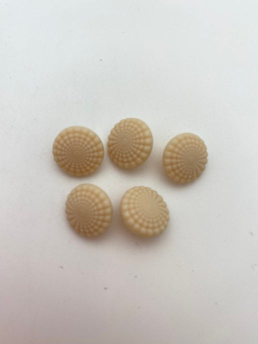 Button 12mm Bone Matte - BUTTON-0159-E
