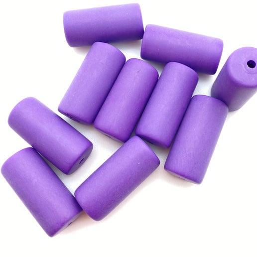 Barrel 30x15mm Violet Matte - FY-0892-B