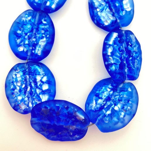 Baroque Flat 22mm Sapphire - YAYIN