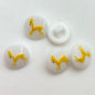 Button Deer 10mm White - BUTTON-0009-E