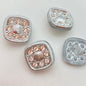 Button 16mm Silver w/stones - BUTTON-0320-C