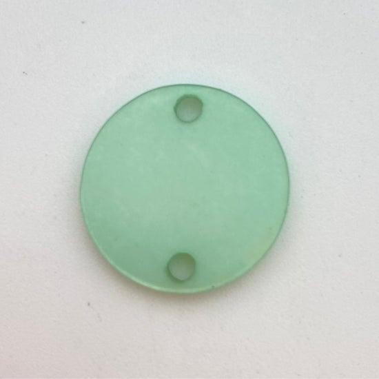 Laser Cut 2 hole Link 20mm Mint Matte