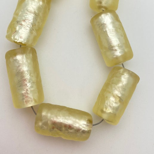 Baroque Tube 22x12mm Jonquil - YAYIN