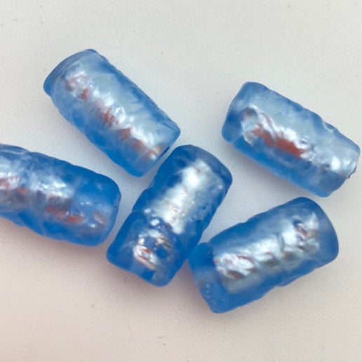 Baroque Tube 22x12mn Lt Sapphire - YAYIN