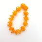 Flower Cap 10mm Tangerine Marble
