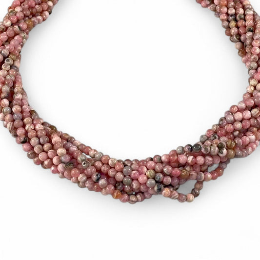 Rhodochrosite Round 4mm