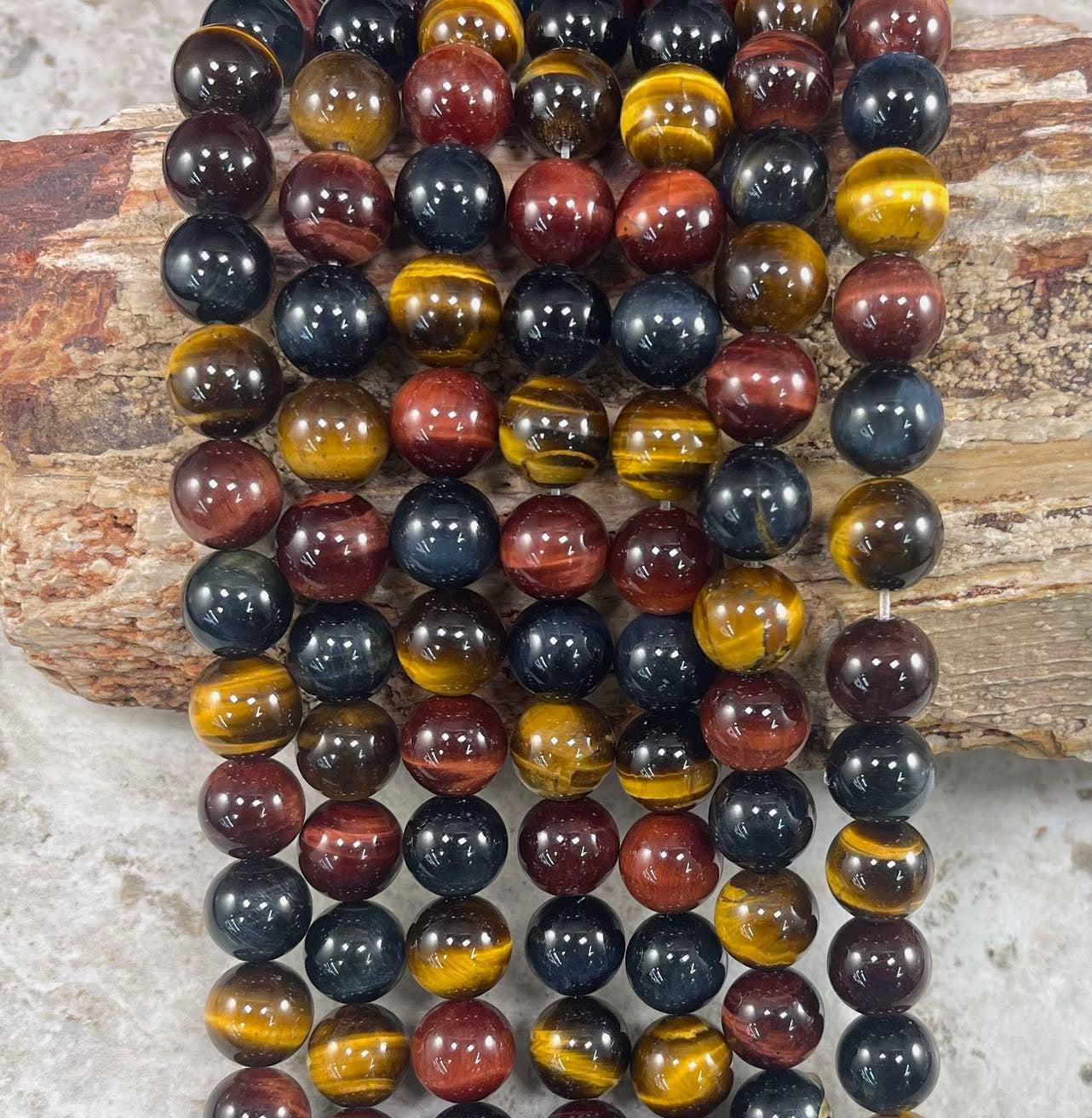 3-Color Tiger Eye, AA Round
