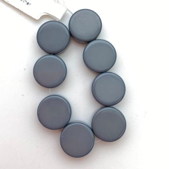 Disk 12mm Vintage Gray - IT-FY-0215-C