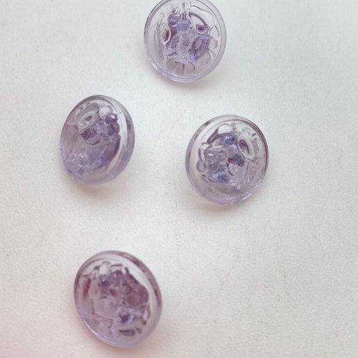 Button 12mm Fruit Lavender - BUTTON-0409-B