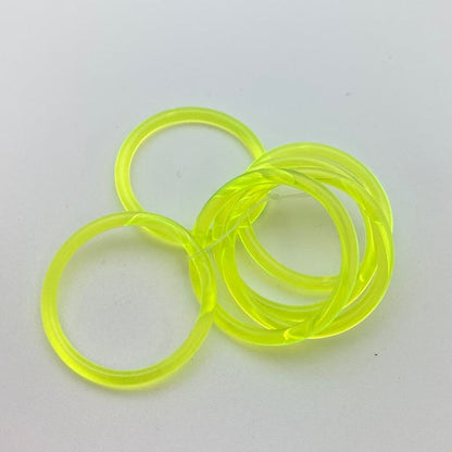Rings 35mm Neon Yellow