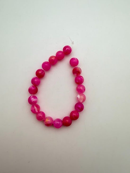 Round 8mm Golden Fuchsia