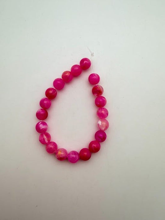 Round 8mm Golden Fuchsia