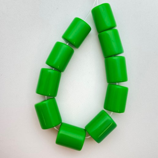 Barrel 12x9mm Apple Green - FY-0246-D