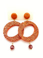 Laser Cut Piece 44mm Rust