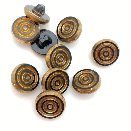 Button 14mm Gold - BUTTON-0087-E