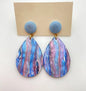 Laser cut Tear drop 46mm Abalone