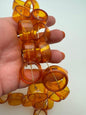 Ring Bead 22mm Amber
