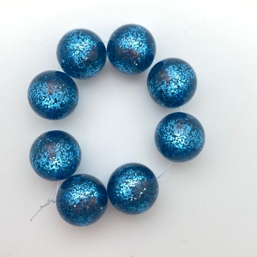 Glitter Round 16mm Ocean - IT-GR-0021-D