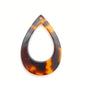 Laser Cut Drop hoop 44mm Tortoise