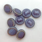 Button 10mm Lavender/silver - BUTTON-0416-B