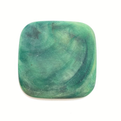 Square Cab 35mm Matte Green Marble