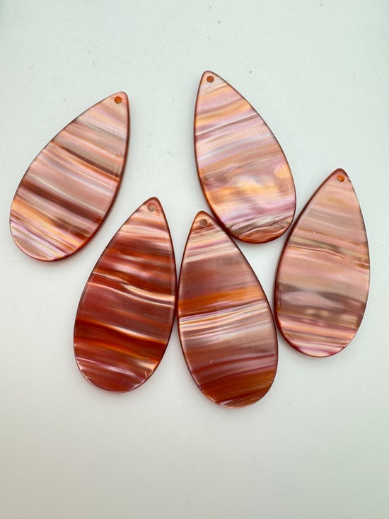 Tear Drop Laser Cut 46mm Sunset Marble Arizona