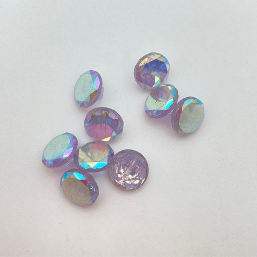 Button 10mm Periwinkle AB - BUTTON-0421-B