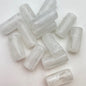 Barrel 30x15mm Crystal White Marble - FY-0898-C