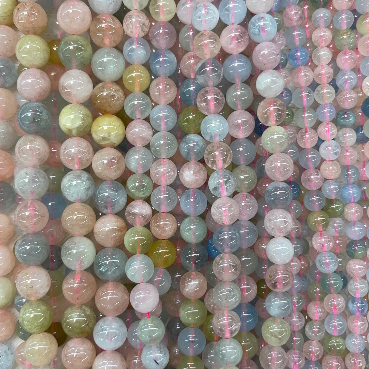 Mix Beryl (Aquamarine & Morganite) A Grade Round