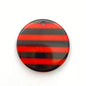 Circle Drop Striped 30mm Black/red