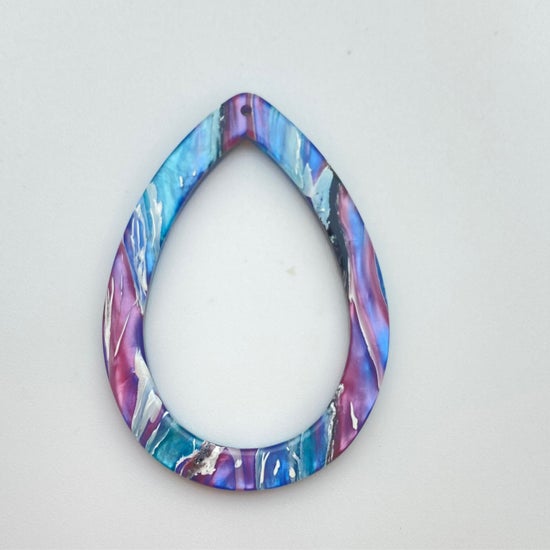 Laser cut drop 61mm Abalone