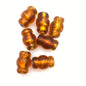 Barrel 12x8mm Amber - YAYIN