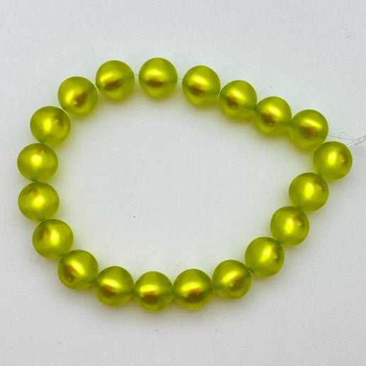 Moon glow Round 8mm Kiwi