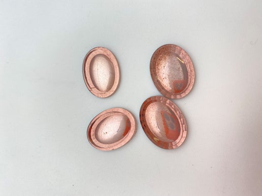 Cab Vintage Glass 20x15mm Lt Amethyst - CAB-0050-B