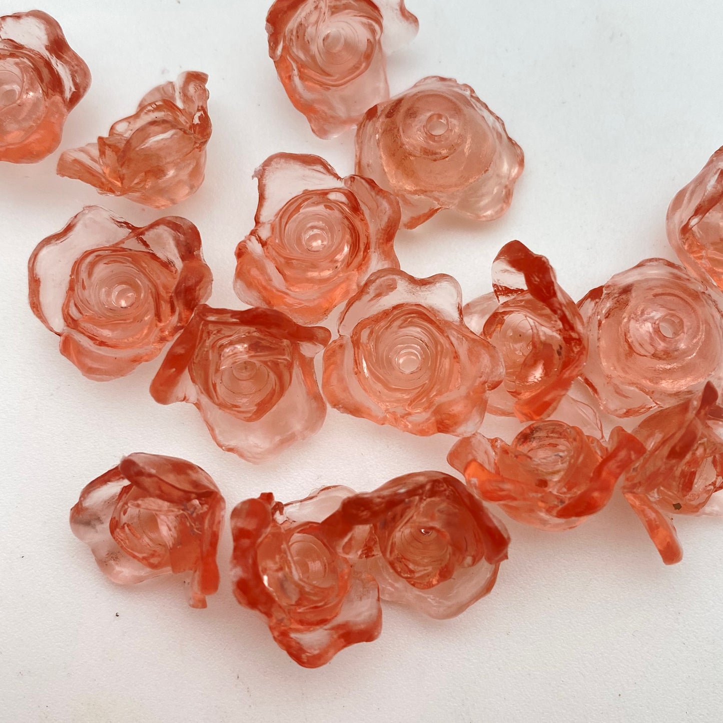 Flower Cap 15mm Peach